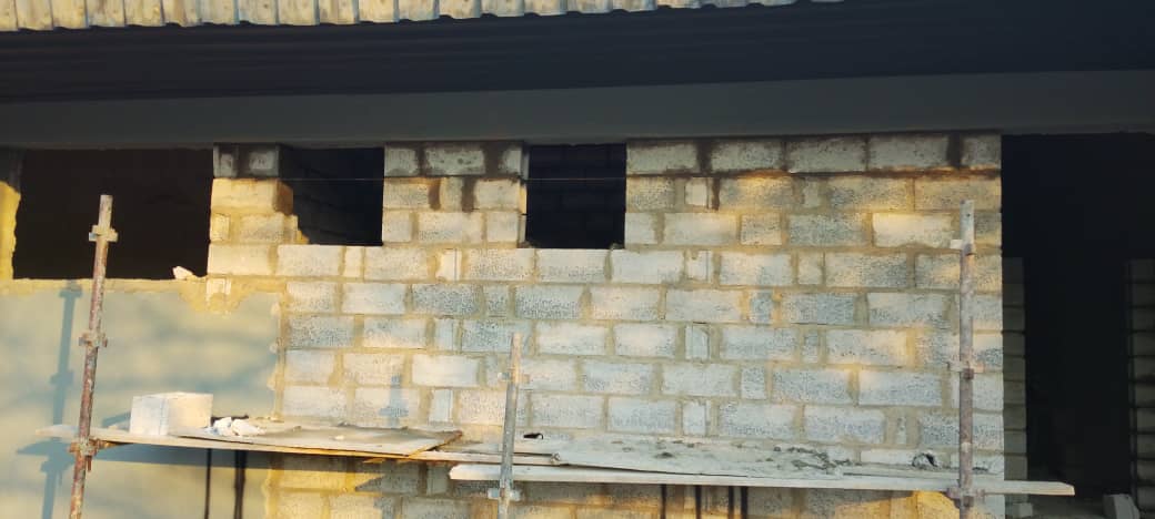 Aluminum door frames and glazed office frontages